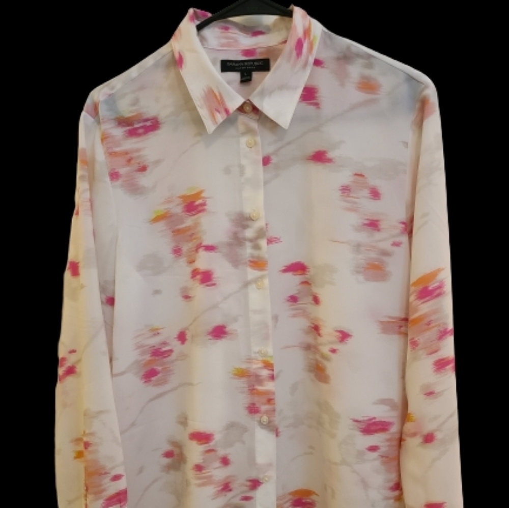 Banana Republic Button Down Dress Blouse